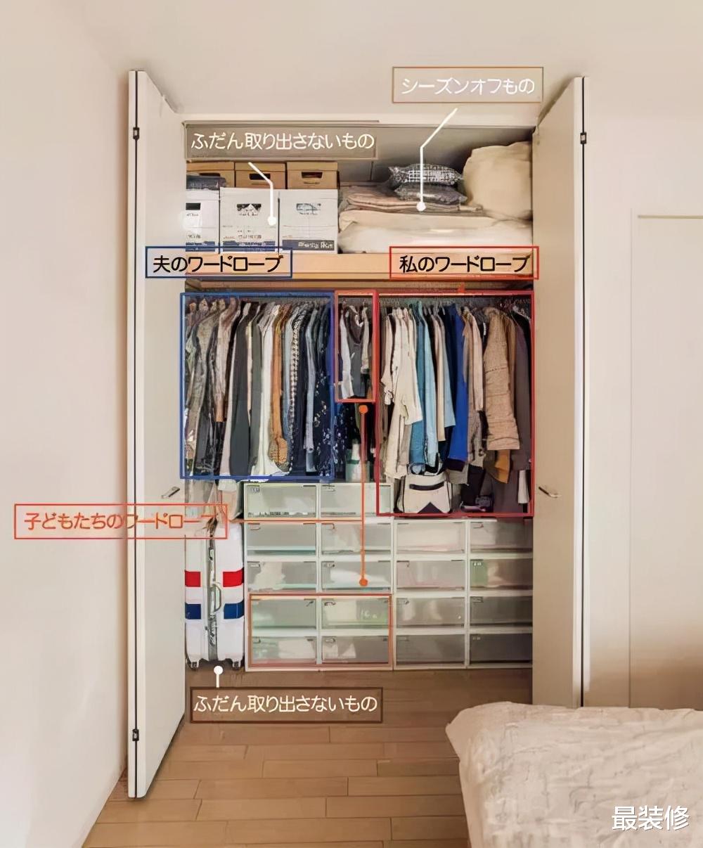 第1次看见日本人的衣柜,里面竟然没有一块隔板,还能那么实用?