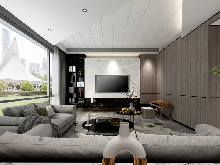 龙湖九里晴川300平别墅装修,享受生活的惬意之美。