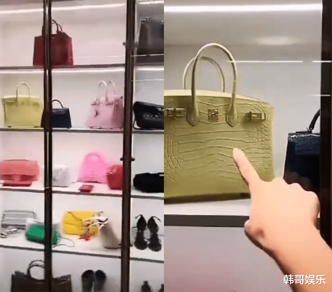 小伊伊|小伊伊奢侈包柜曝光，四个包价值500万！小伊伊直言平时不乱花钱