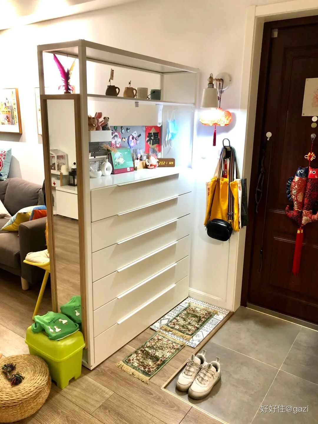 小户型没玄关？凭这4件宜家，一进门就赢了