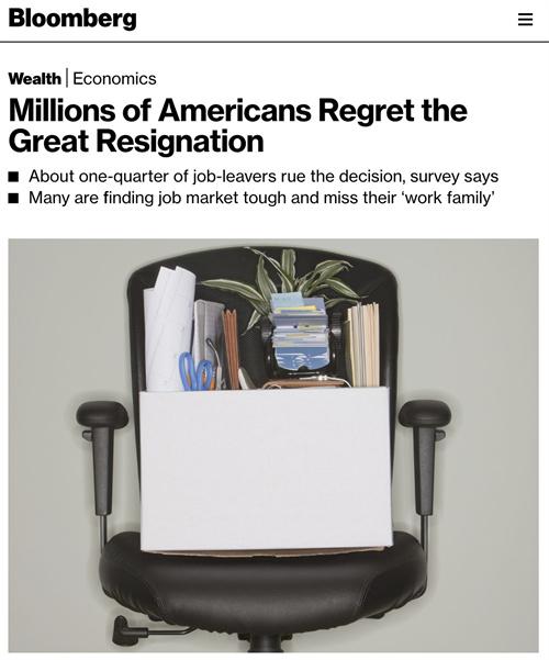 通胀|换工作只为跑赢通胀，美国千万人“大辞职”为何离职却后悔？