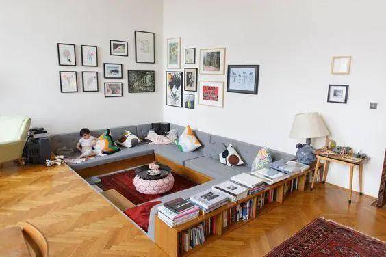 我要是有大新房,客厅就设计成下沉式,拿豪宅都不换!