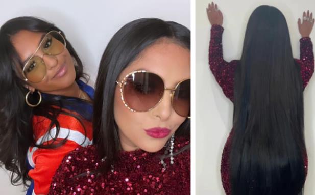 |太美了!40岁瓦妮莎一身红衣亮相身材傲人,19岁大女儿比妈妈高壮