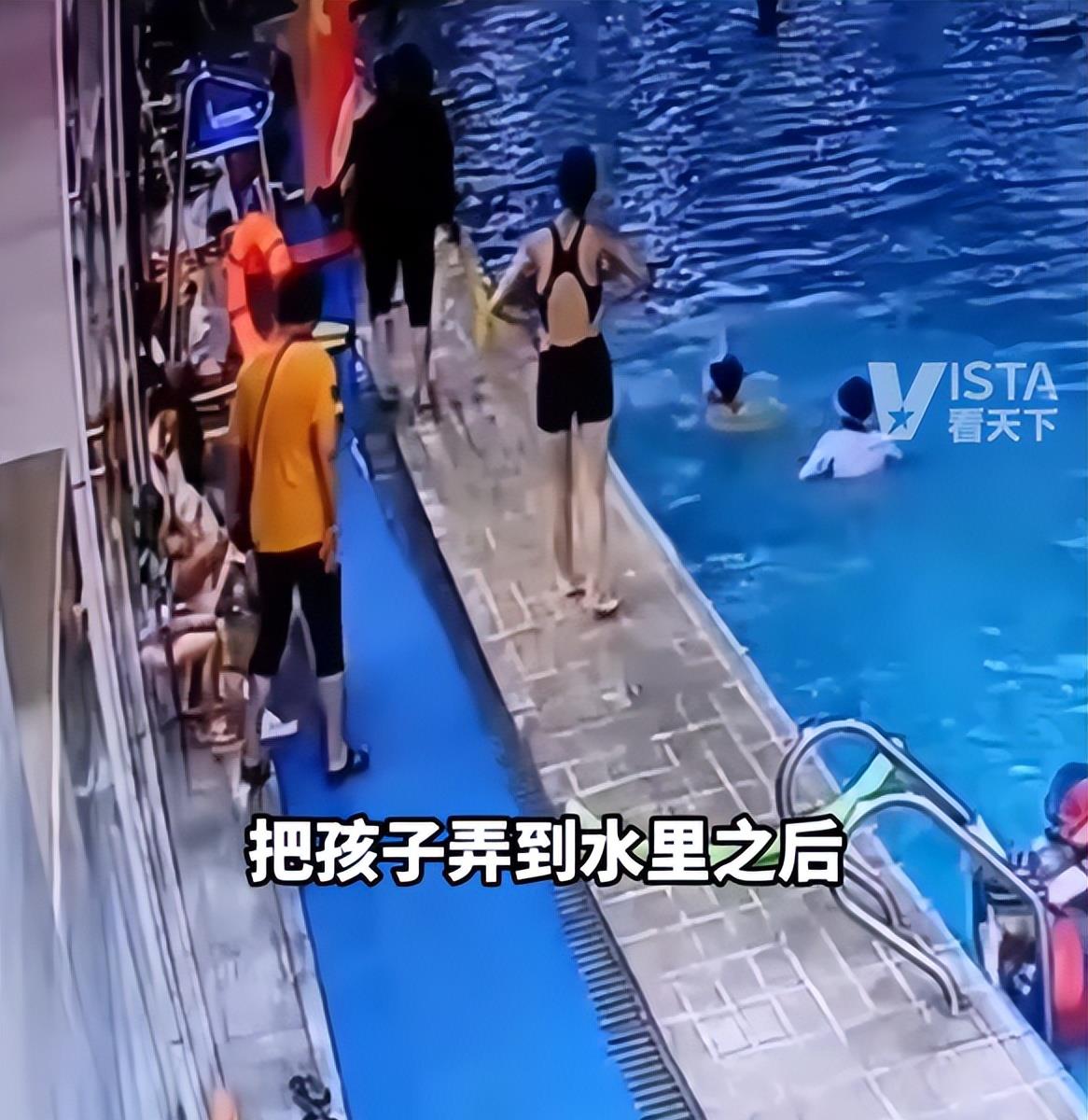 恶毒!河南一男子将泳池边的孩子踢下水,被拦住辩称不是故意的