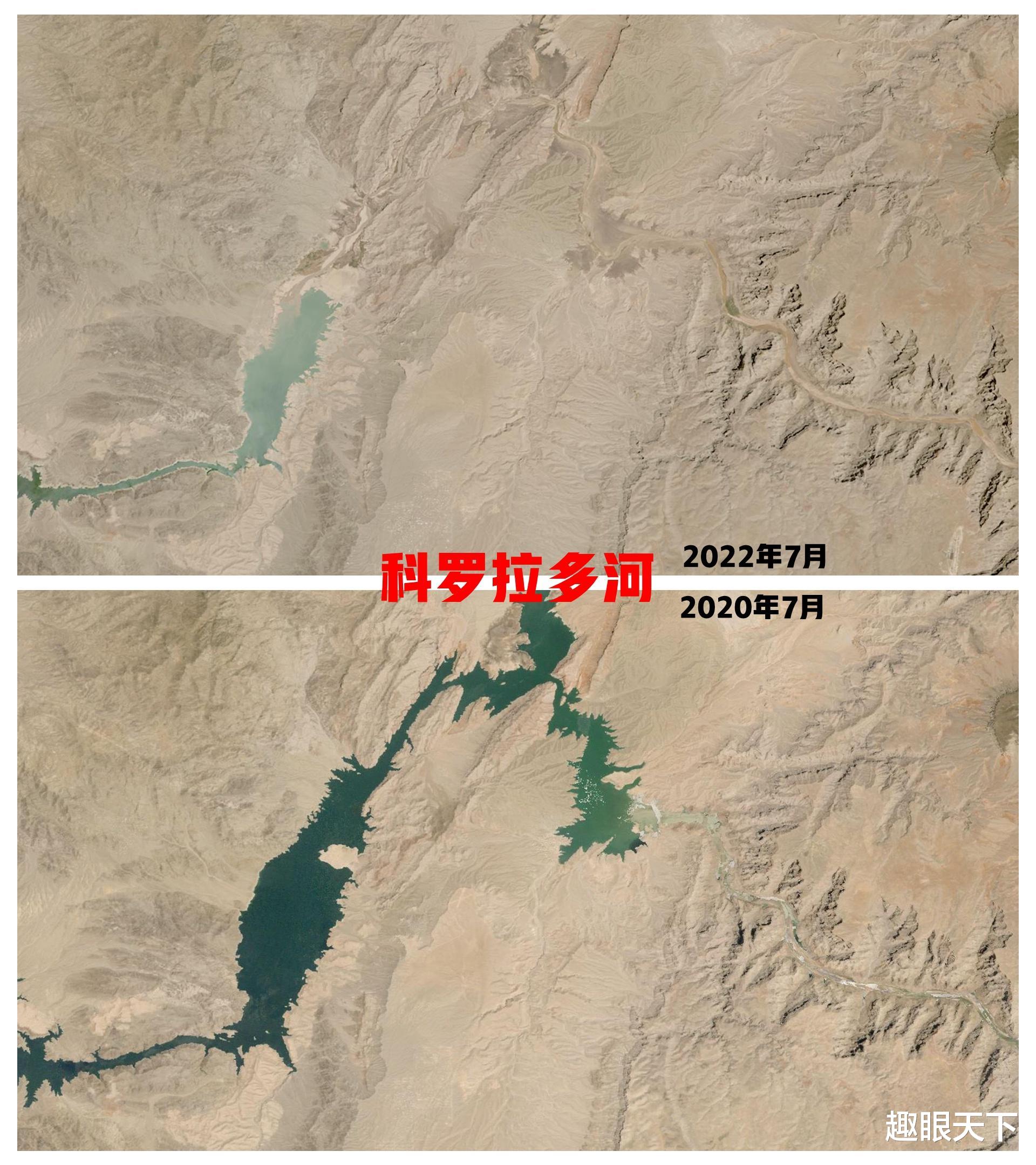 卫星对比图：长江见底，世界6大河正在干枯，人类真的要反思了！