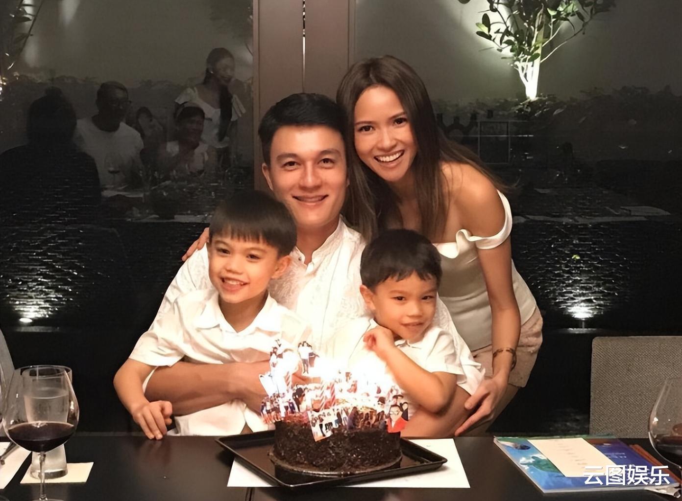 陈国坤|陈国坤妻子玩空中瑜伽,穿背心身材曲线一览无遗,41岁冻龄有术