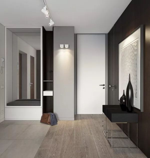 门厅鞋柜+衣柜的设计,实用又上档次,衣帽间都可以省了!