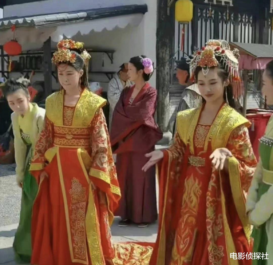 新上错花轿嫁对郎|《新上错花轿嫁对郎》路透，红妆造型太老土，被嘲“影楼风”