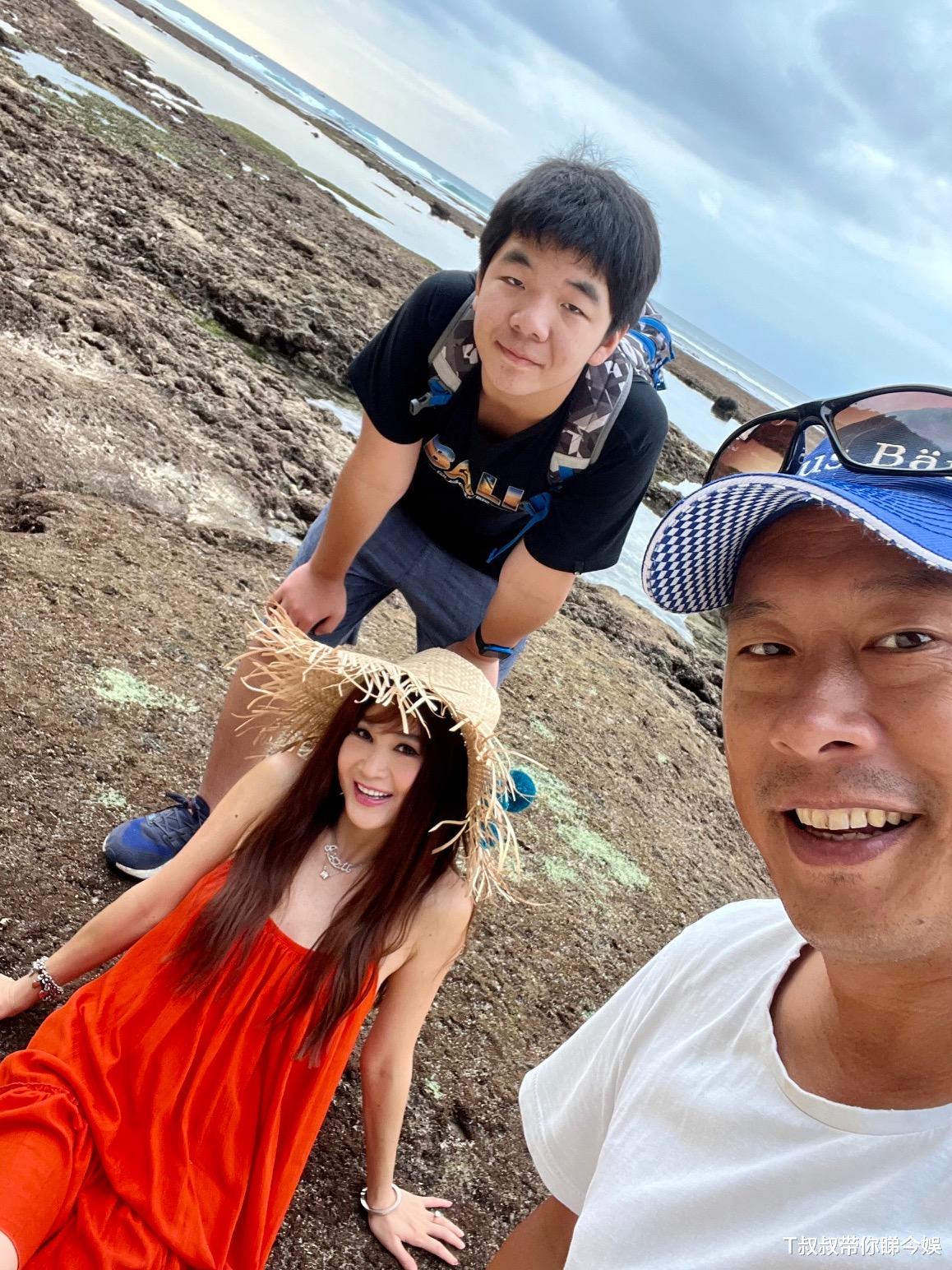 上海市|温碧霞不舍养子出国升学　一家旅游享受亲子时光