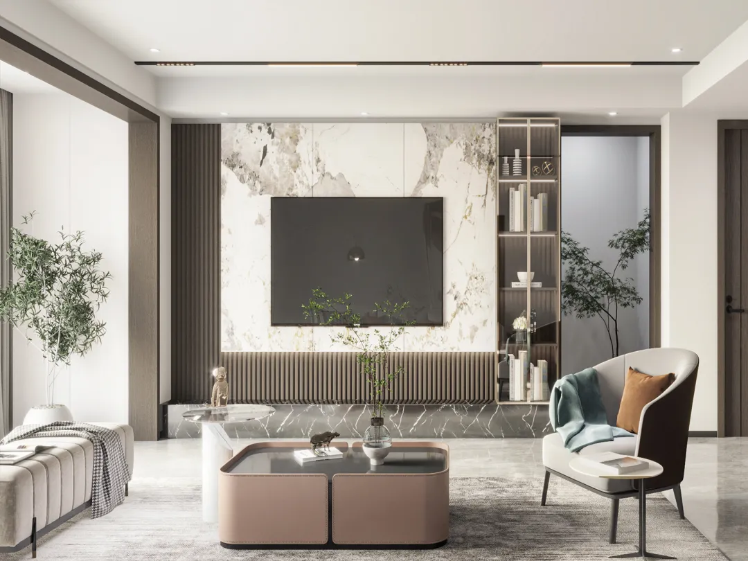 【鲁班装饰】平和花园208㎡现代简约风格