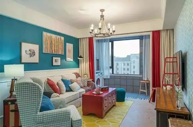 客厅连着阳台，你们喜欢把窗帘，装在哪里呢？