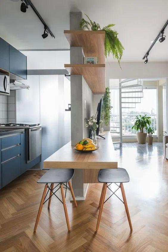 早知道我也不买餐桌了!隔墙上固定块悬空板,实用性满满还省地