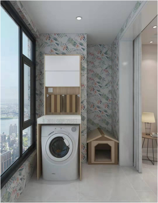 130㎡原木北欧风，文化砖作背景墙装饰，清新又时尚