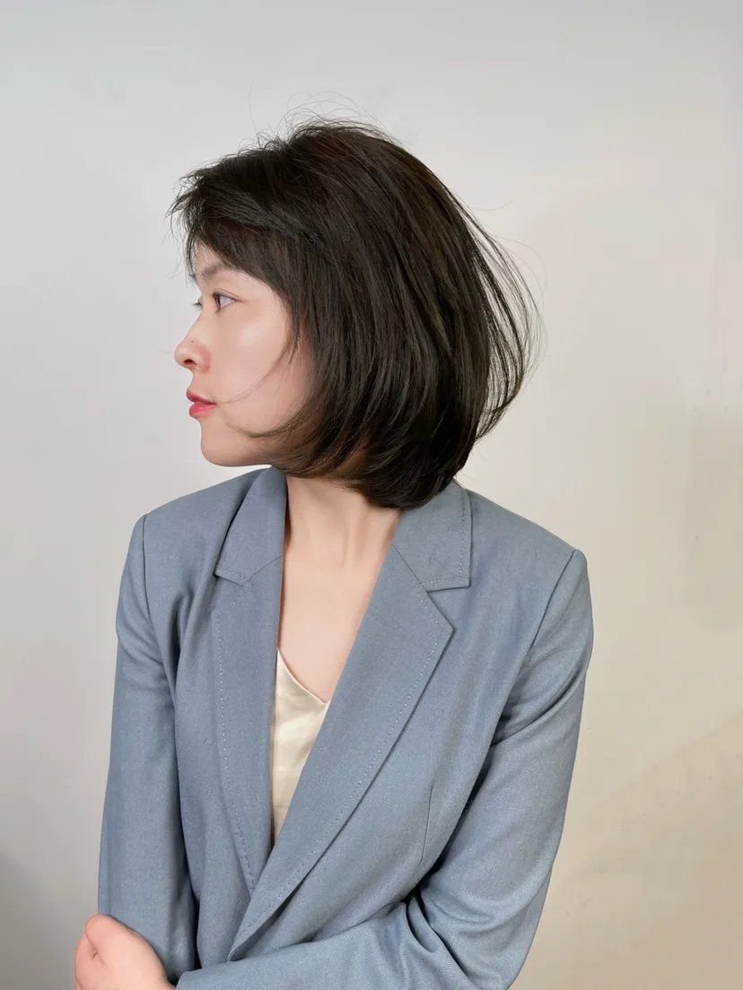 背带裤 天热剪短发，效果美美哒，爱美女士请收藏