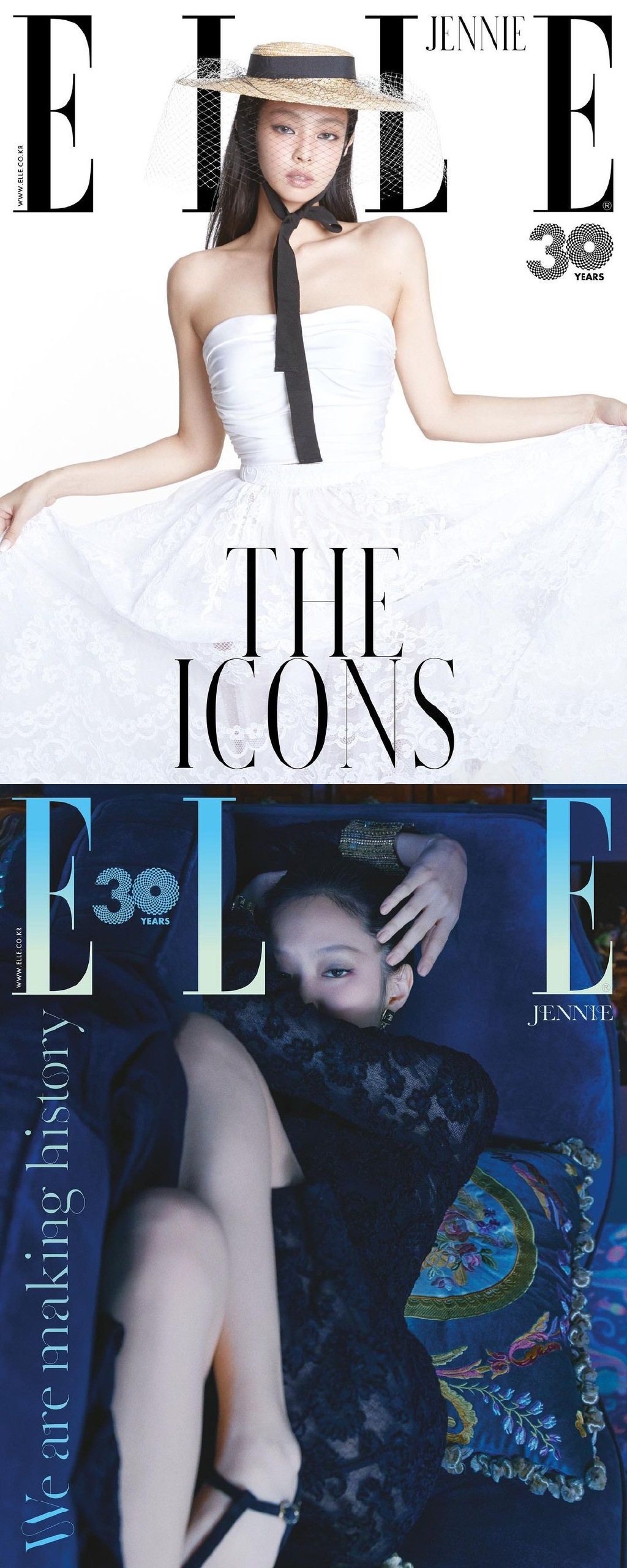 权志龙|韩版ELLE创刊30周年封面,强势集结权志龙、孔刘等六大封面人物