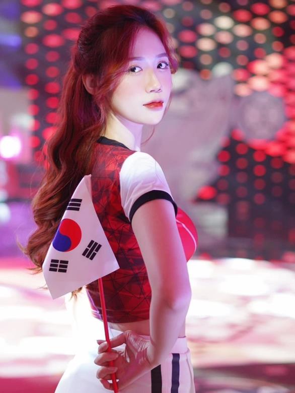 韩国队|越南选美20强是孙兴慜粉丝！支持韩国队赢球，身材高挑目前单身