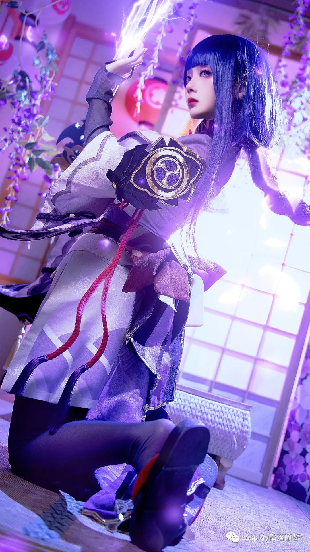 |cos：原神雷电将军特效cos正片@六六