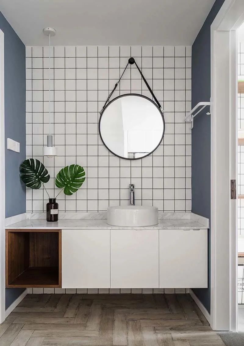 老公坚持卫生间不要洗手台,完工后,不看好的亲戚都前来参观