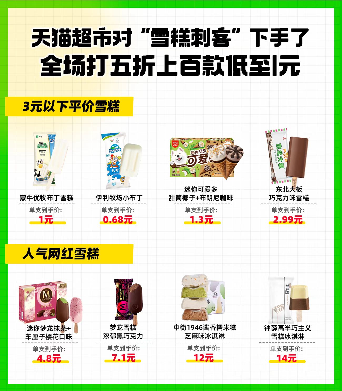 天猫超市|天猫超市发起“反雪糕刺客”行动