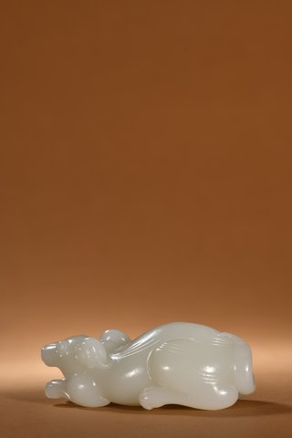 和田玉籽料|和田玉籽料旺财摆件