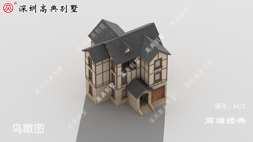 采用经典棕色,使建筑更加美观、端庄