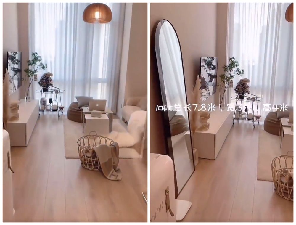 90后姑娘买下27㎡蜗居,利用4米层高做二楼卧室,一个人住真的爽