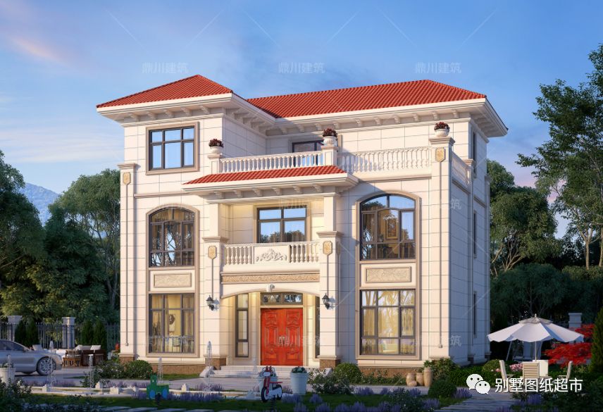 建一栋好房，安一个好家?，13×9米三层别墅，布局实用，很气派