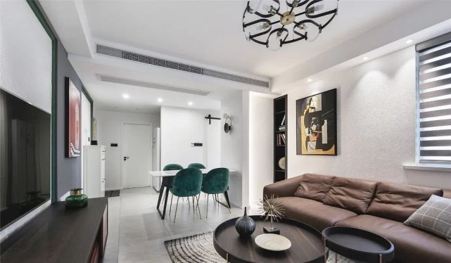 80㎡现代北欧风，简约时尚诠释高级质感！