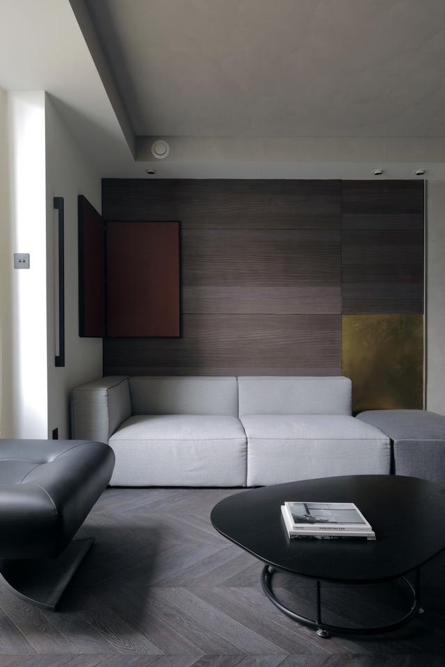 110平方米的二居室,巧妙的颜色搭配,营造舒适大气的新房