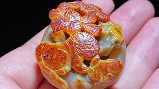 古钱币|辽金 和田玉籽料 秋山虎 嵌饰 瓦子