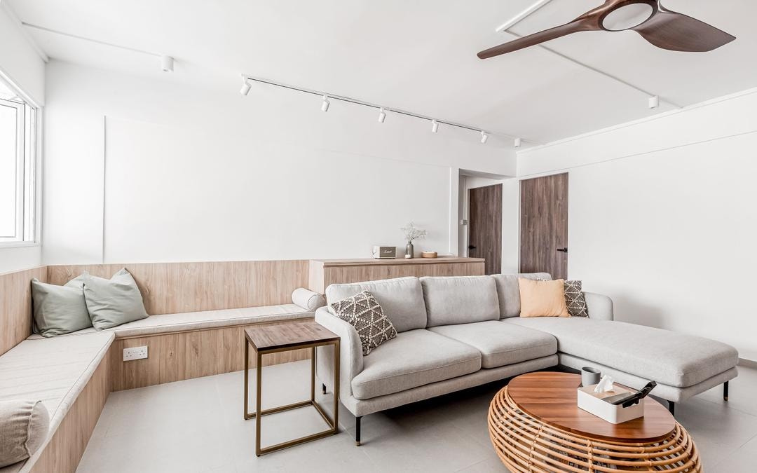 让师傅留出换鞋凳，为什么不再多延伸一截？改造成3种功能区使用