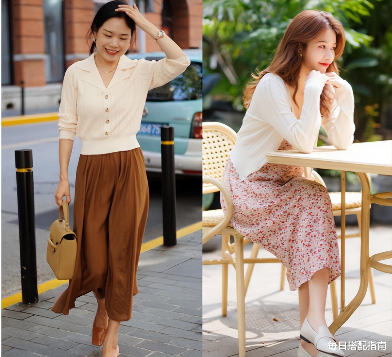 入秋后火了一种上衣,叫“杏衫”,气质百搭还显白,谁穿谁好看