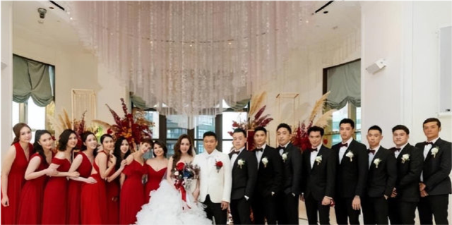 邱泽|邱泽夫妇亮相婚礼大抢风头！穿正装像新人，许玮甯戴400万婚戒太高调