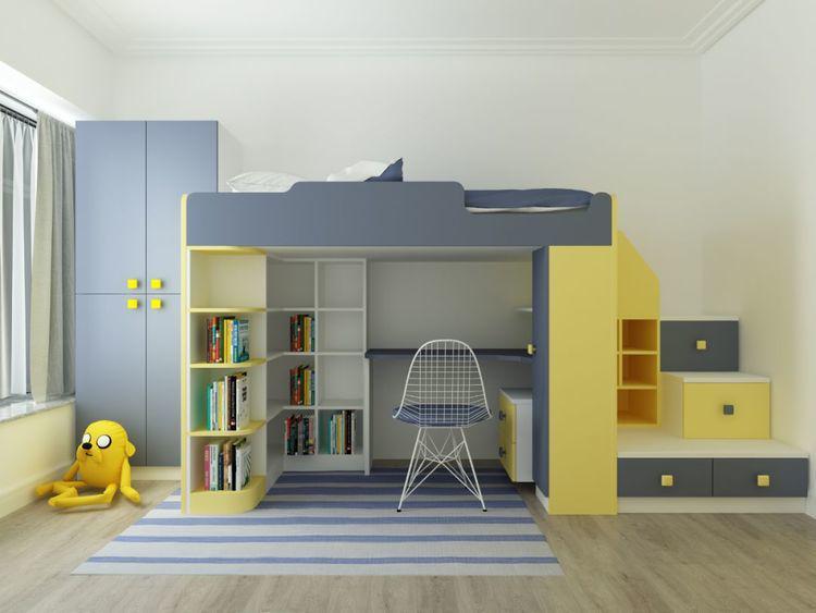 多款受欢迎的儿童房设计,各年龄段都有,学习陪伴双丰收