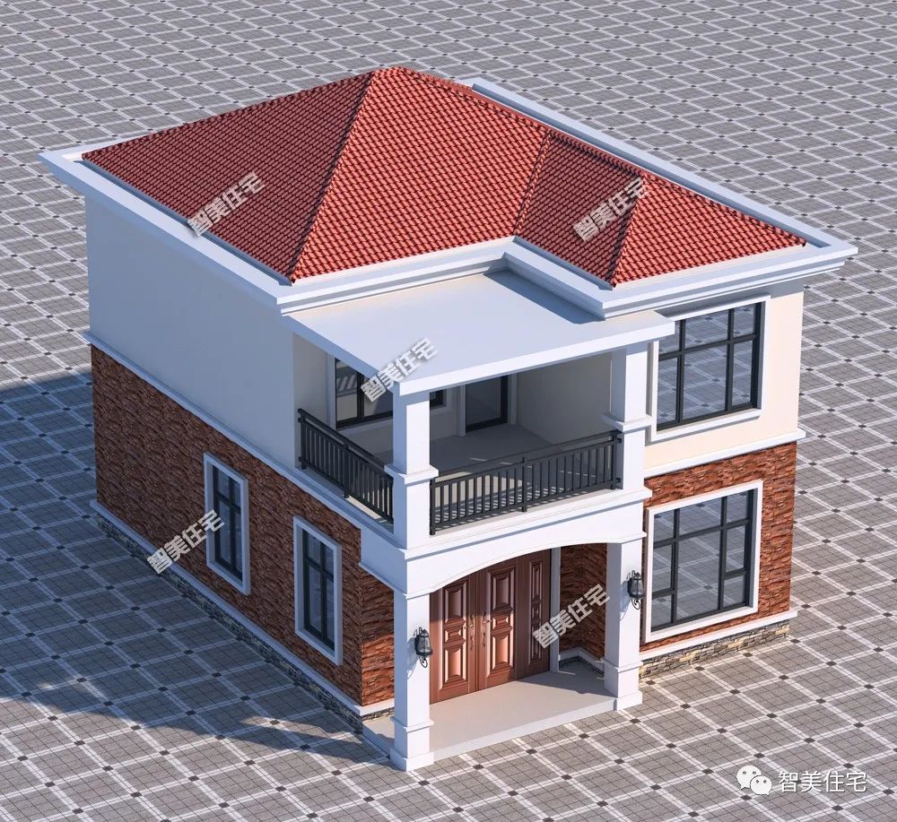 别墅|8×11米，盖一栋乡村度假别墅，这款户型乃上上之选！