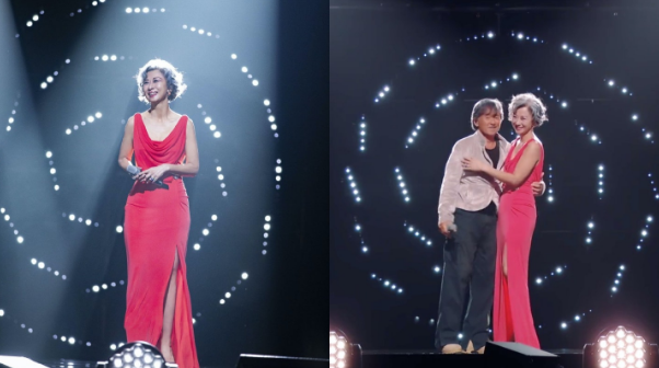 经典|《声生不息》 60岁叶蒨文白发红裙惊艳全场,与林子祥夫妻档打头阵