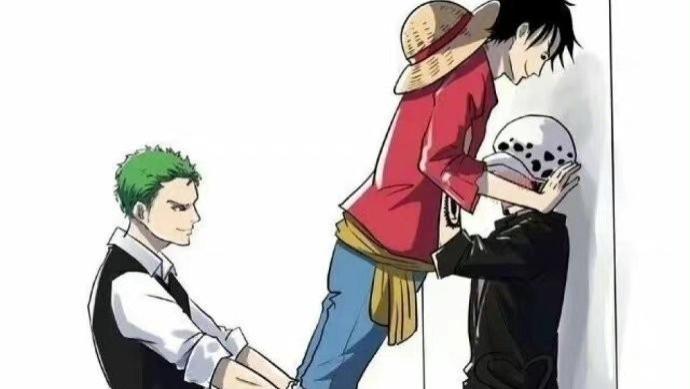 路飞|《海贼王》版花式壁咚，路飞和索隆各种秀，骑马咚和腰马咚太抢眼