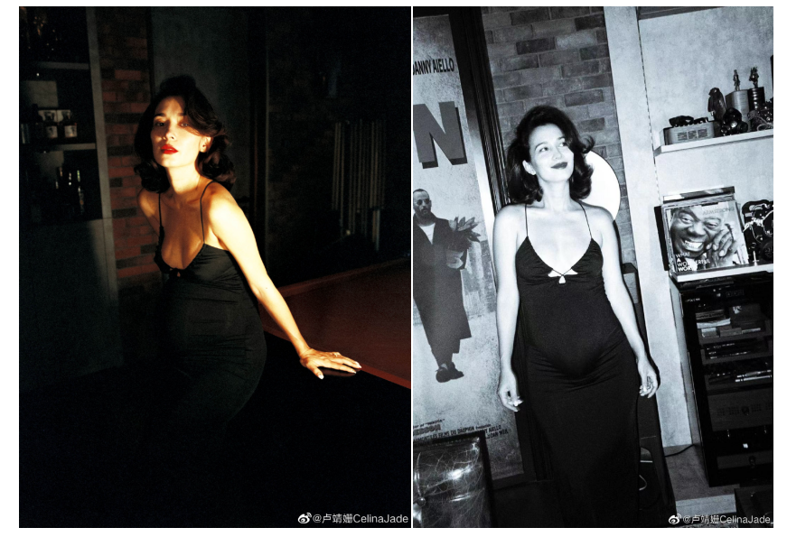 韩庚|韩庚老婆大方晒孕肚性感照!衬衫大敞秀事业线,四肢纤细眼神风情