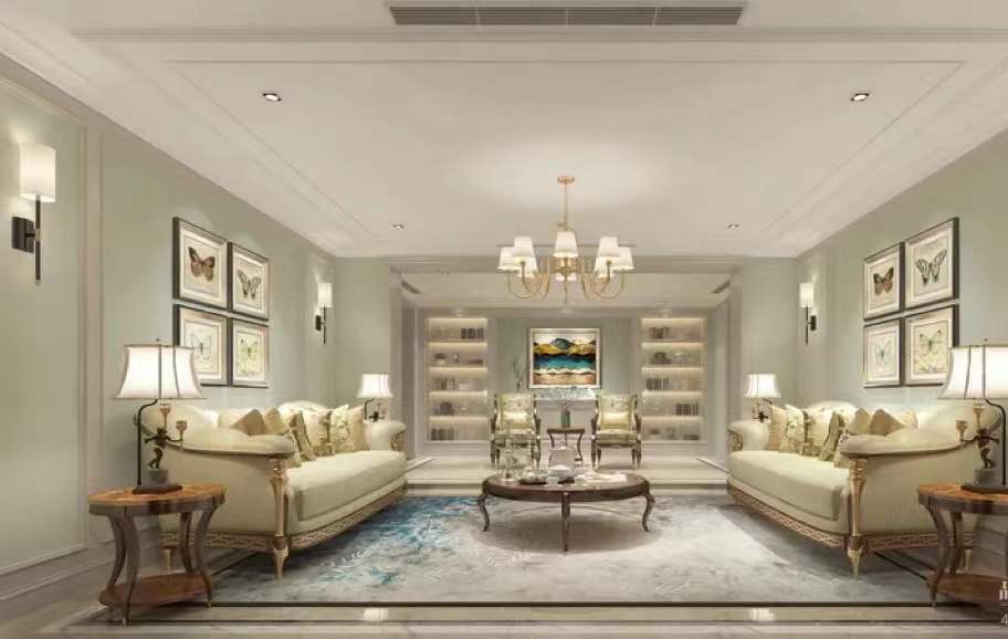 别墅装修|250平别墅现代法式风格