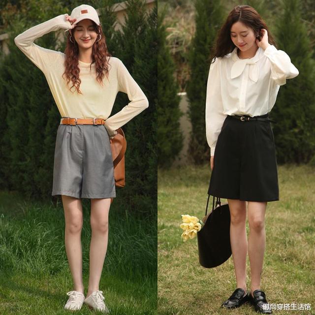 T恤下面尽量少穿长裤,多穿这3种裤子,既洋气显高,又有女人味