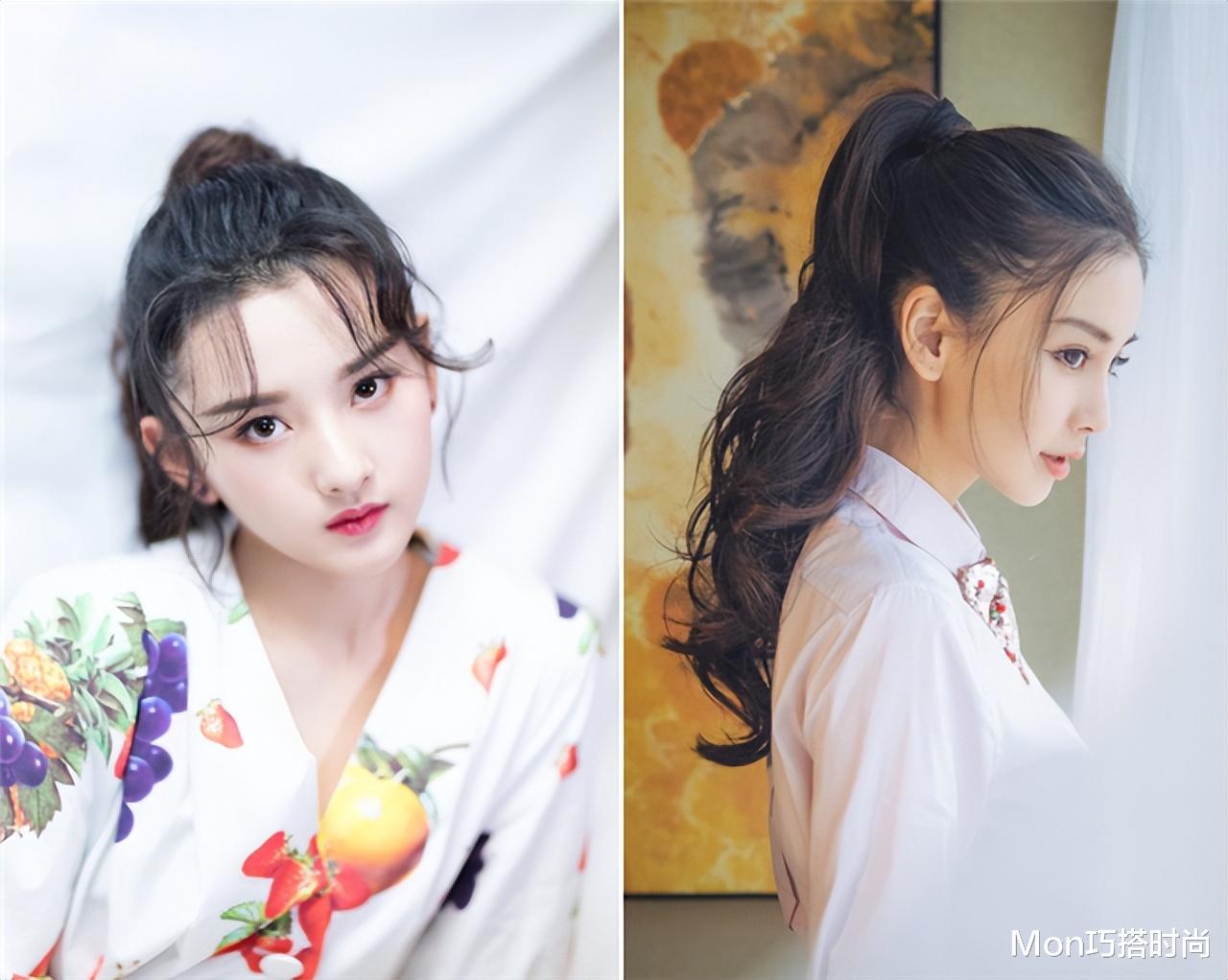 刘海 女生无论脸大不大，扎马尾最好谨记“3不要”！看着显胖又不上镜
