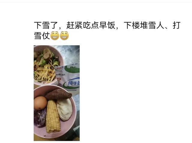 郑州下雪了!网友:等我明天出来