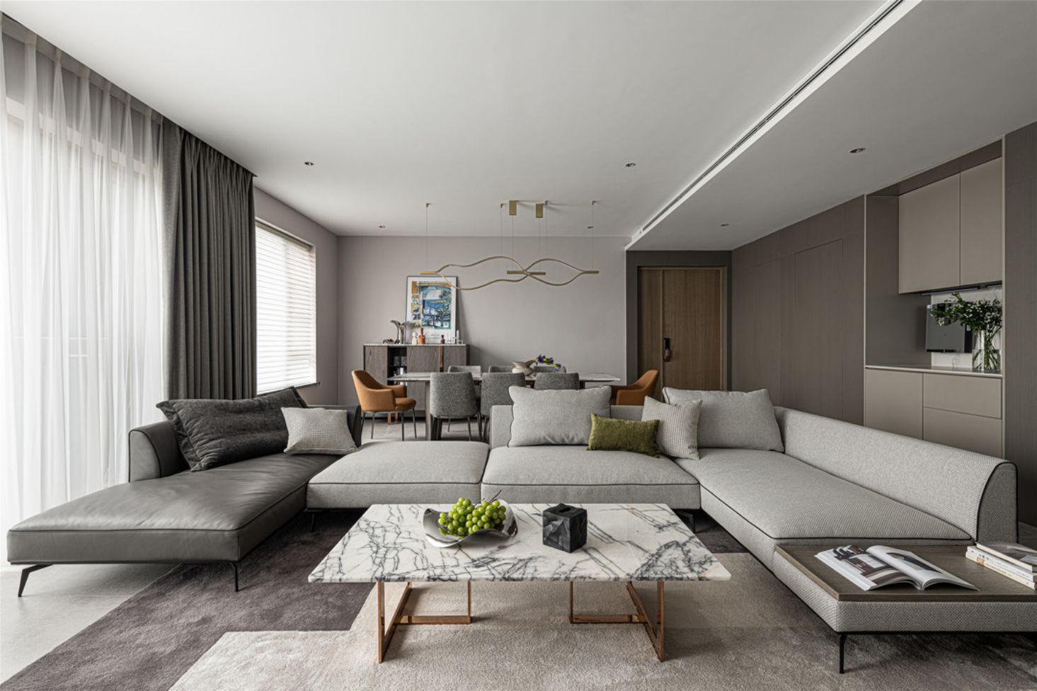 超有爱的四口之家尽享190㎡,气质拿捏到极致,叫人不得不羡慕