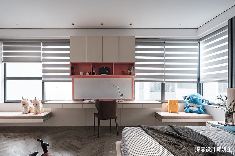 122㎡现代高级黑+灰,大横厅打造开放式布局,原木温馨感十足