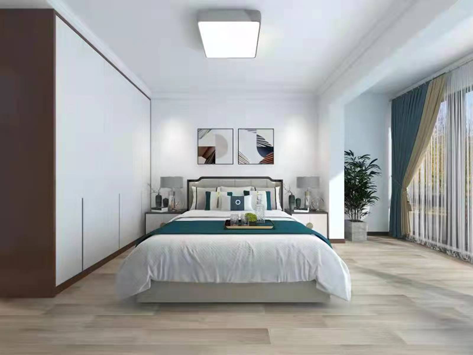 【鲁班装饰】平和花园100㎡现代简约风格,谁能不爱?