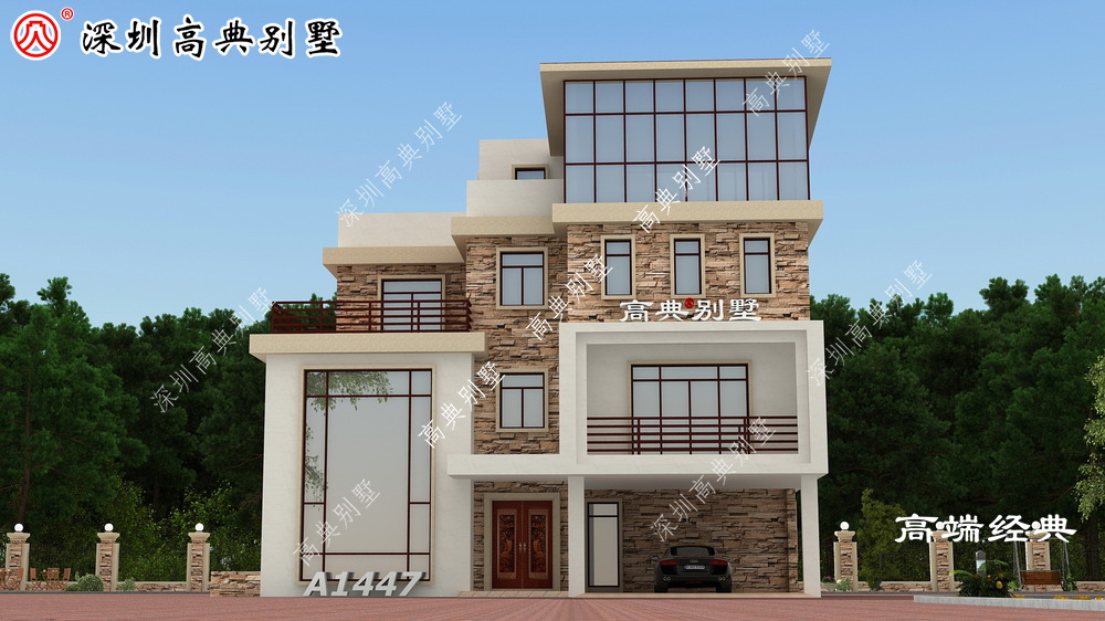 挑空客厅,给人一种宽敞大气之感,使居住更舒适