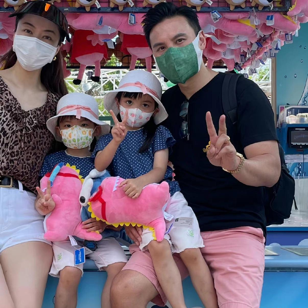 熊黛林|熊黛林晒全家福庆祝结婚6周年,腿比郭可颂还长,不能陪家人很遗憾