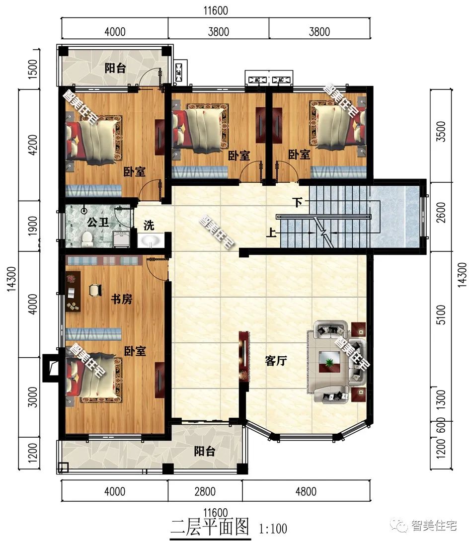 带10个房间的别墅,可以住下一大家子,颜值这么高真让人喜欢