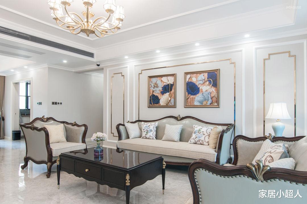 170平的美式轻奢风格, 彰显成熟稳重,更藏着品位与修为