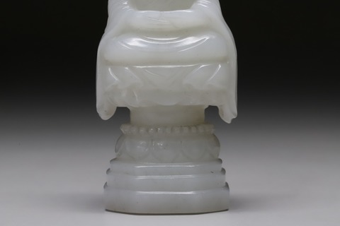 和田玉籽料|舊藏和田玉籽料“释迦牟尼佛”座像